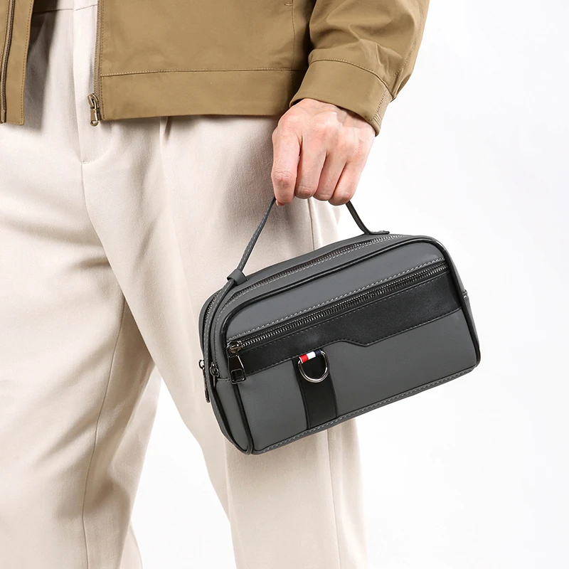 Wristlet Wallet Zipper - محفظة رجالية فاخرة جديدة للهاتف والعمل،