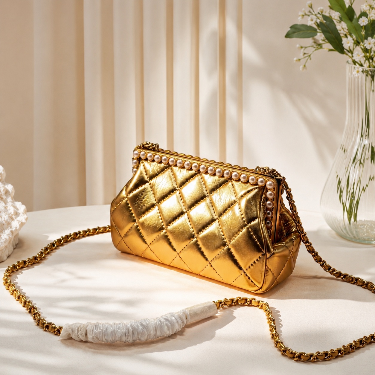 Luxury Quilted Bags - حقيبة يد نسائية فاخرة عالية الجودة