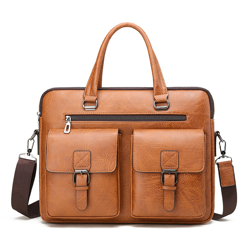 Luxury Bags Made - بو الجلود حقيبة الأعمال للرجال ،