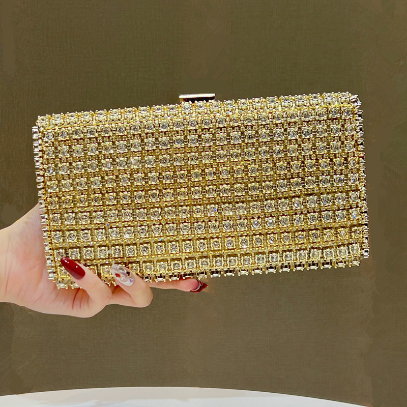 Luxury Bag Collection - حقيبة سهرة نسائية فاخرة مرصعة بالكامل