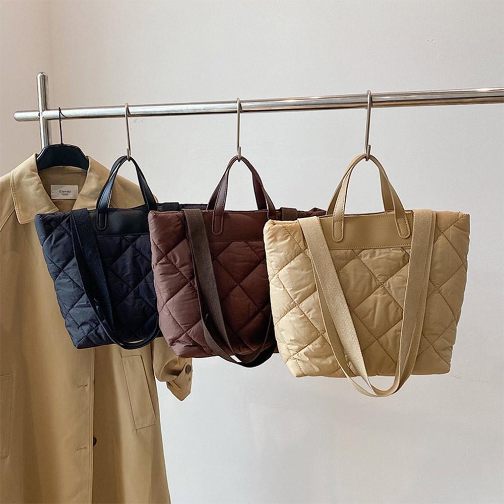 Luxury Quilted Bags - حقيبة يد فاخرة مبطنة بسحاب، حقيبة