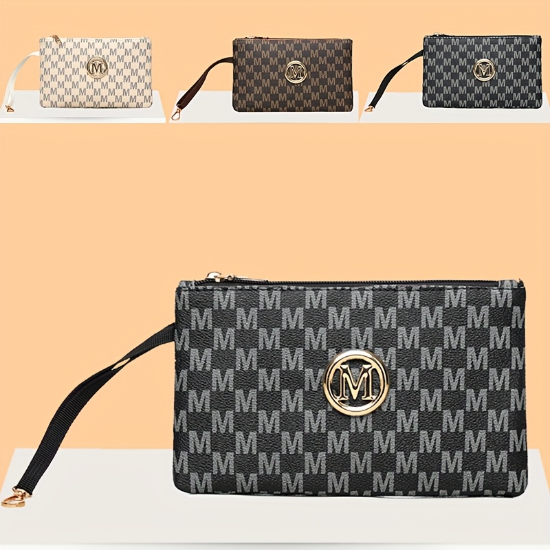 حقيبة يد نسائية بطباعة حروف عت - مراجعة Wristlet Wallet Zipper وسعره