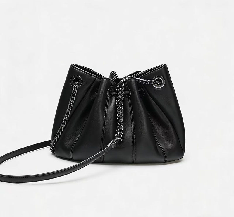 حقيبة دلو عصرية برباط سحب، حقا - مراجعة Luxury Quilted Bags وسعره
