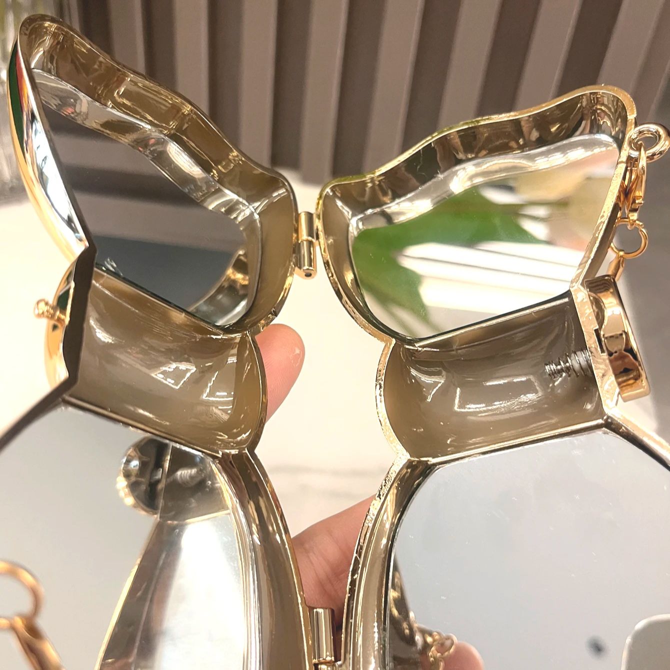 المحافظ الذهبية مساء حقيبة الم - مراجعة Discount Luxury Bags وسعره