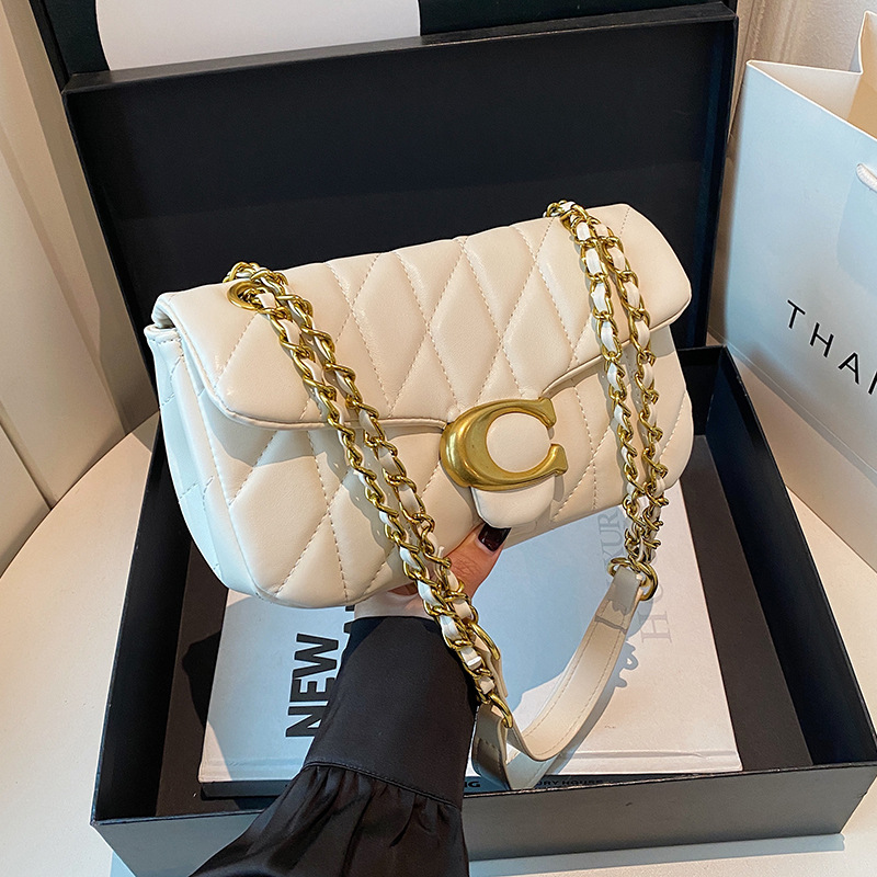حقيبة كتف نسائية من الجلد المب - مراجعة Luxury Quilted Bags وسعره