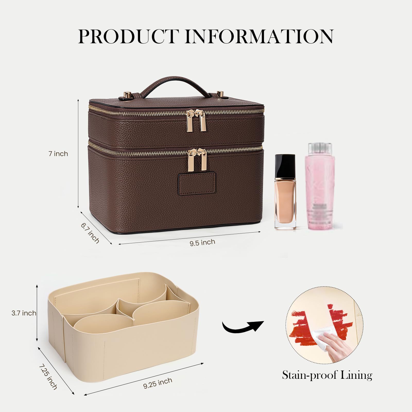 حقيبة مستحضرات تجميل فاخرة كبي - مراجعة Luxury Bags Big وسعره