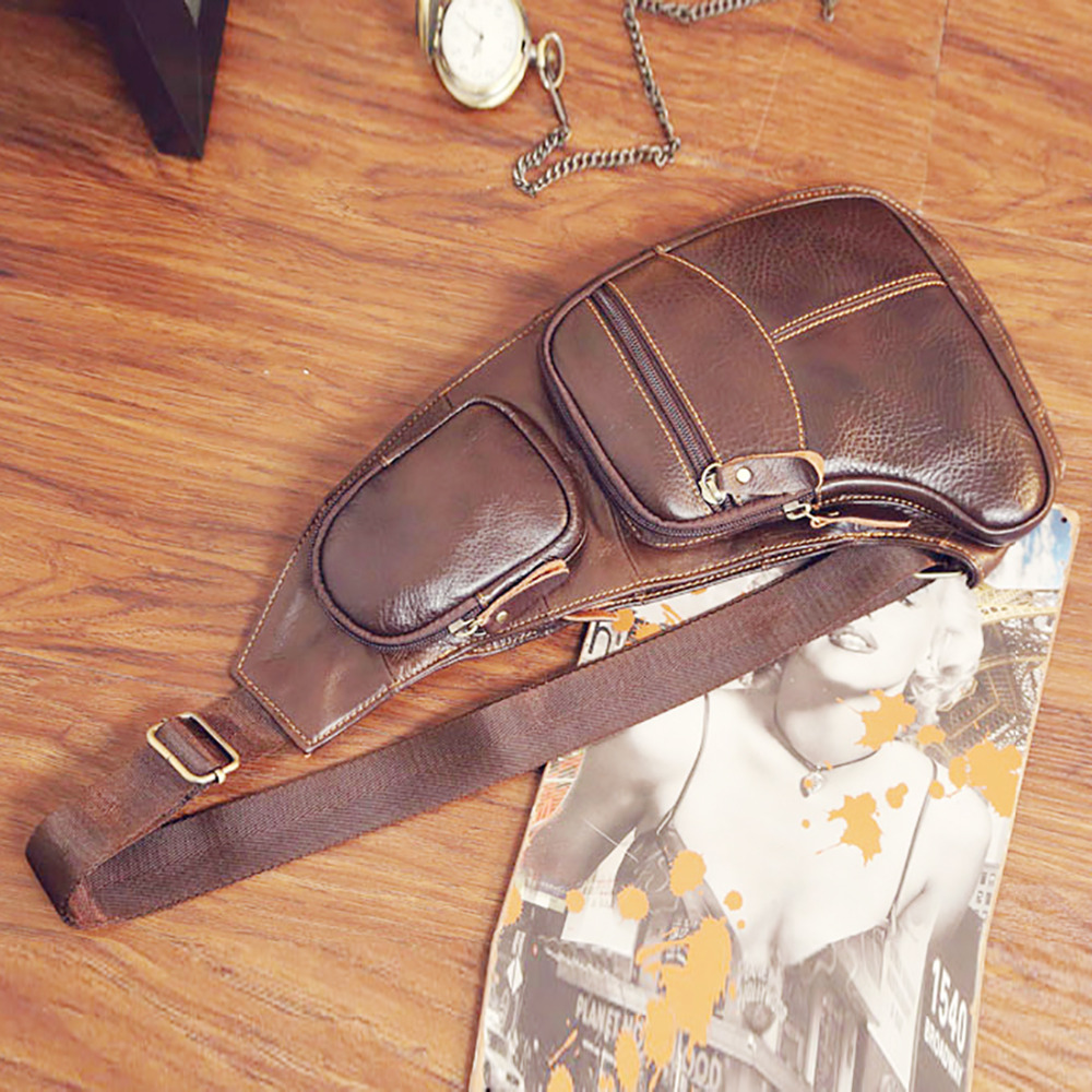 عالية الجودة الرجال حمالة جلدي - مراجعة Half Moon Bag Suede وسعره