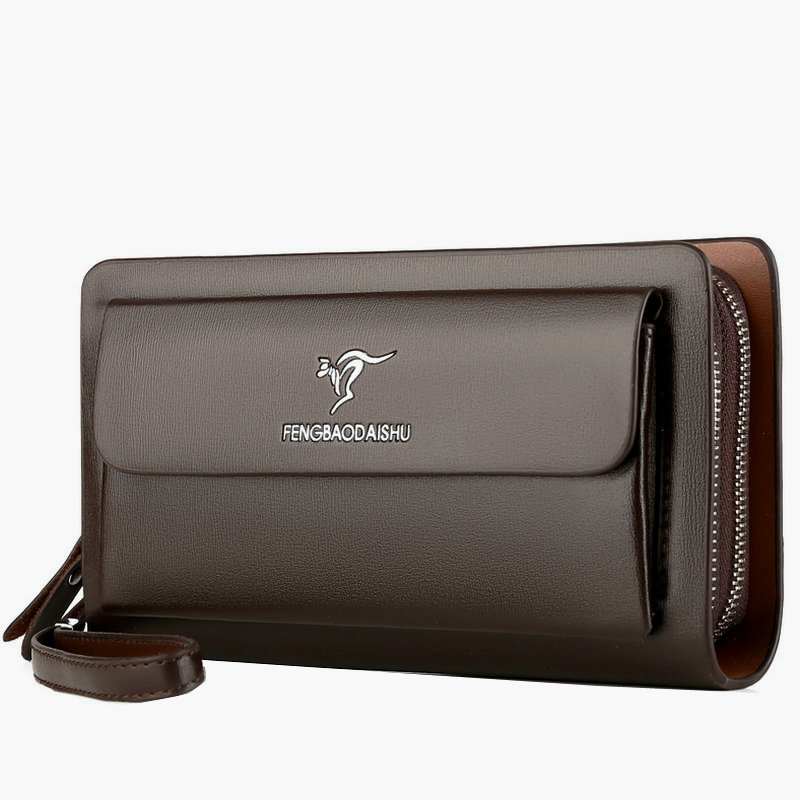 محافظ رجالية عصرية ماركة، محفظ - مراجعة Wristlet Wallet Zipper وسعره