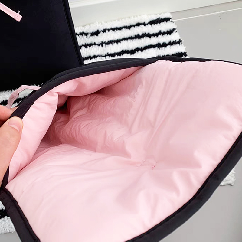 حقيبة لابتوب مبطنة بفيونكة للن - مراجعة Luxury Quilted Bags وسعره