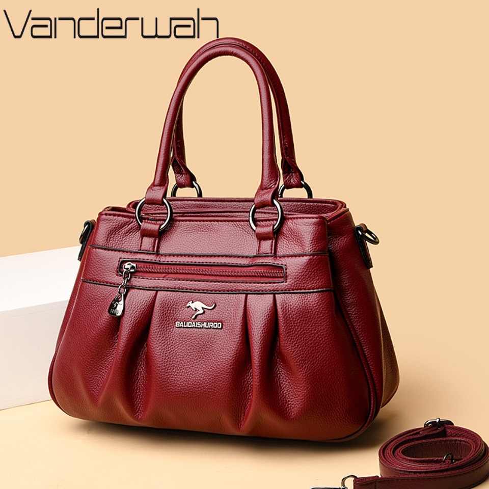 ثلاث طبقات فاخرة عادية حمل الم - مراجعة Luxury Bags Big وسعره