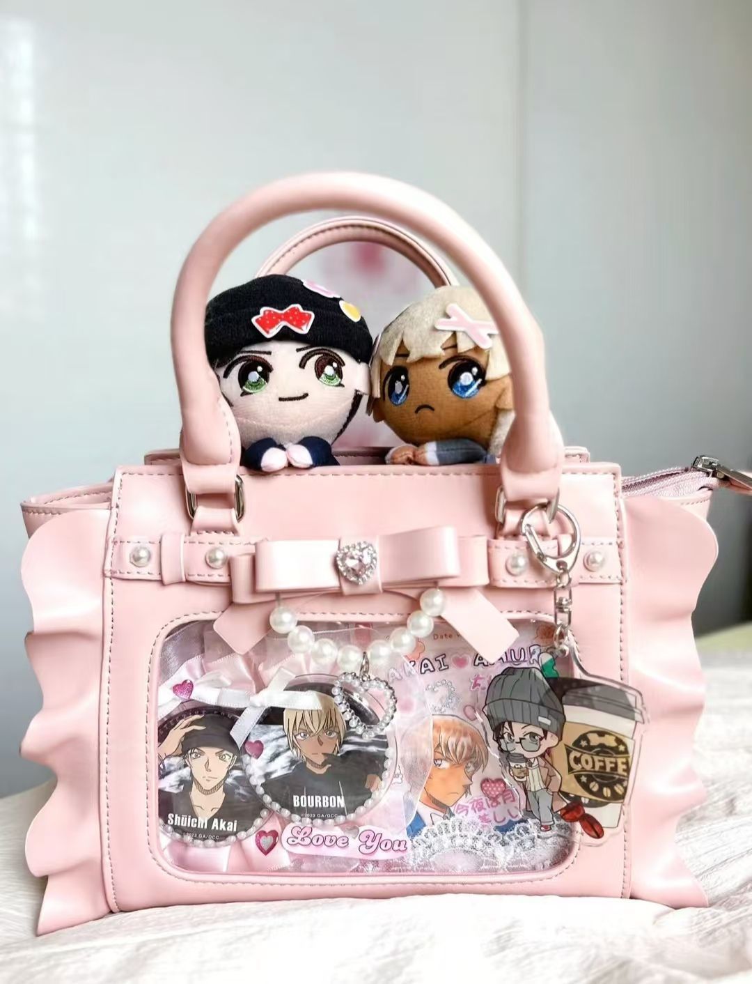 Harajuku مربع الوردي Ita حقيبة - مراجعة Wristlet Wallet Zipper وسعره
