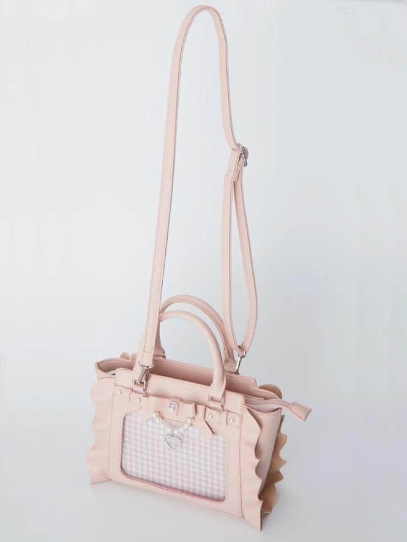 Harajuku مربع الوردي Ita حقيبة - مراجعة Wristlet Wallet Zipper وسعره