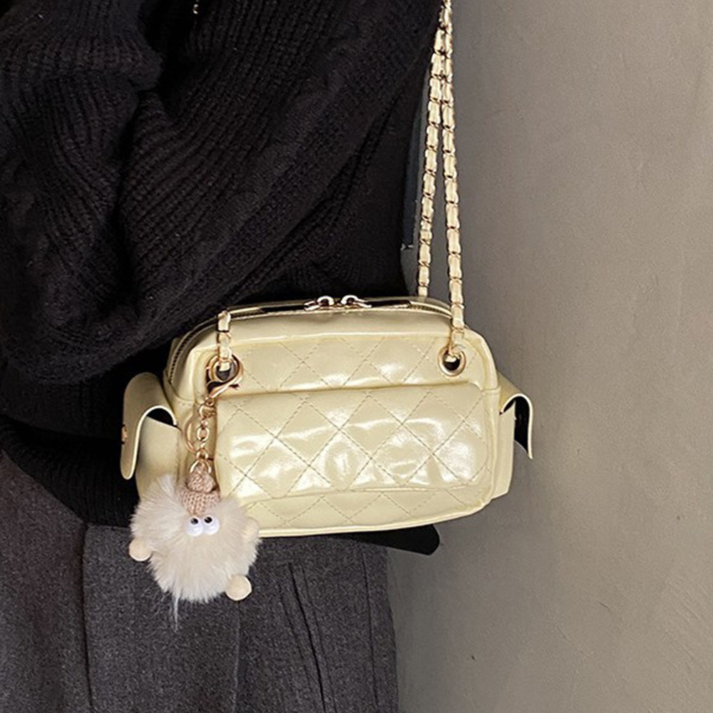 حقيبة كتف نسائية بتصميم سلسلة  - مراجعة Luxury Quilted Bags وسعره